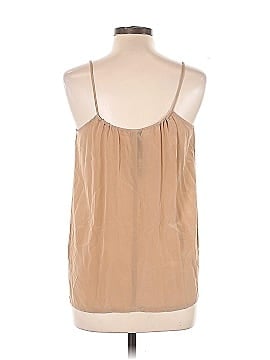 Olivaceous Sleeveless Silk Top (view 2)