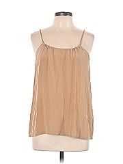 Olivaceous Sleeveless Silk Top