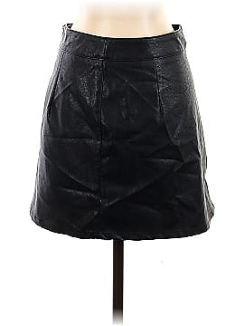 Lioness Faux Leather Skirt (view 1)