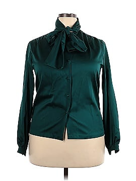 Lady Manhattan Long Sleeve Blouse (view 1)