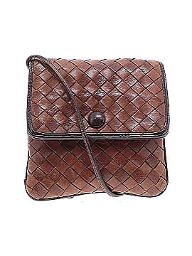 Bottega Veneta Vintage Leather Intrecciato Crossbody Bag (view 1)