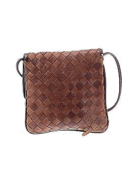 Bottega Veneta Vintage Leather Intrecciato Crossbody Bag (view 2)