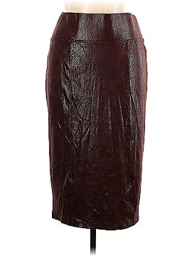 Melissa McCarthy Seven7 Faux Leather Skirt (view 1)