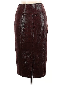 Melissa McCarthy Seven7 Faux Leather Skirt (view 2)