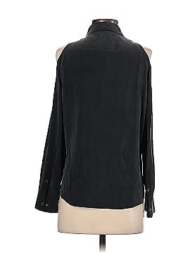 Equipment Long Sleeve Silk Top (view 2)