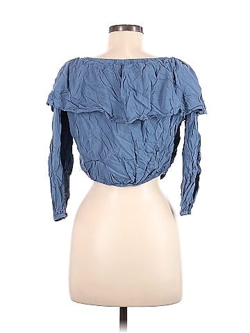 Blue Life 3/4 Sleeve Blouse (view 2)