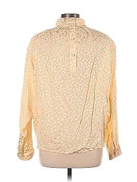 Saks Fifth Avenue Long Sleeve Silk Top (view 2)