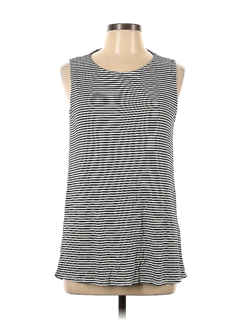 Pre-owned Geegee Tank Top Gray Halter Neckline Tops