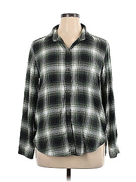 American Eagle Outfitters Long Sleeve Button-Down Shirt (view 1)