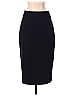Amanda + Chelsea Solid Black Casual Skirt Size 2 - photo 1