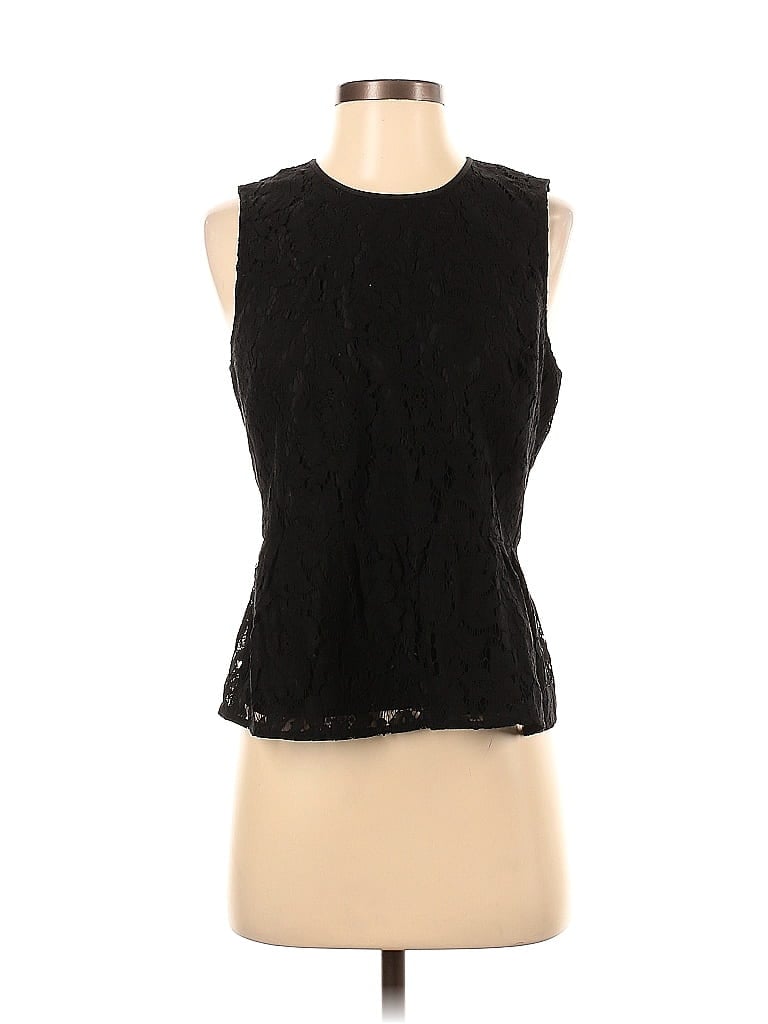 Pre-owned J.crew Factory Store Sleeveless Blouse In Black