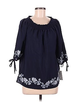 NY Collection Long Sleeve Blouse (view 1)