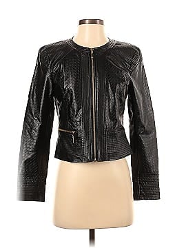 Adrienne Vittadini Faux Leather Jacket (view 1)