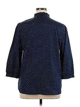 Lands' End Canvas Long Sleeve Silk Top (view 2)