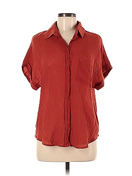 Twine & String Short Sleeve Button-Down Shirt (view 1)