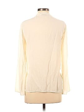 Sandro Long Sleeve Silk Top (view 2)