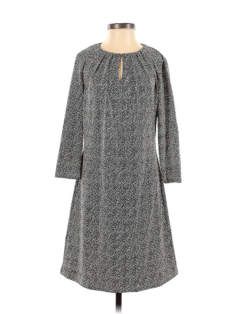 Ellie Kai Tweed Houndstooth Gray Casual Dress Size 0 - photo 1