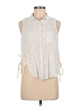 Universal Thread Sleeveless Button-Down Shirt (view 1)