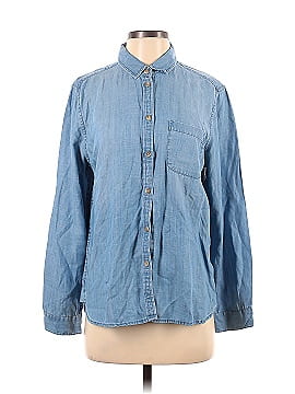 American Eagle Outfitters Long Sleeve Button-Down Shirt (view 1)