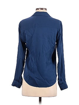 Nouvelle Long Sleeve Silk Top (view 2)