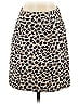 Marc by Marc Jacobs 100% Cotton Animal Print Tan Casual Skirt Size 2 - photo 1
