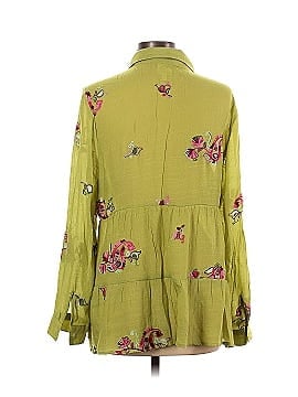 Fig and Flower Long Sleeve Button-Down Shirt (view 2)