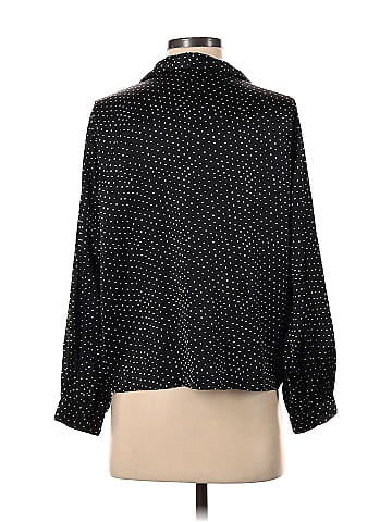 topshop polka dot blouse