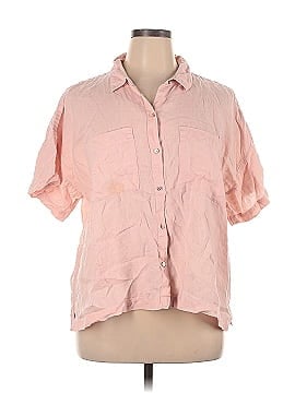 Eileen Fisher Short Sleeve Button-Down Shirt (view 1)