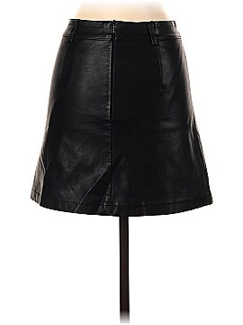 French Kiss Faux Leather Skirt (view 2)