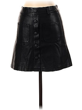 French Kiss Faux Leather Skirt (view 1)