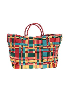 Prada Multicolor Weave Shopping Tote (view 2)