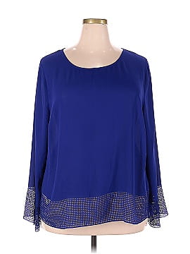 Worthington Long Sleeve Blouse (view 1)