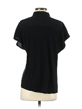 Trouve Short Sleeve Silk Top (view 2)
