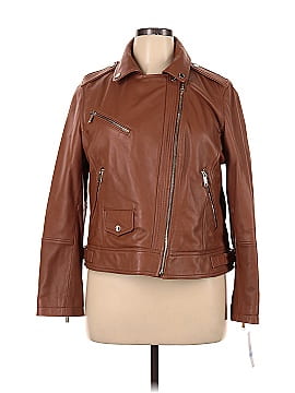 MICHAEL Michael Kors Leather Jacket (view 1)