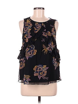 Tibi Sleeveless Silk Top (view 1)