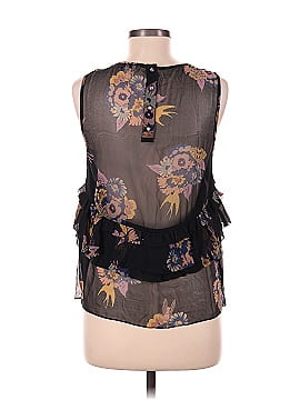 Tibi Sleeveless Silk Top (view 2)