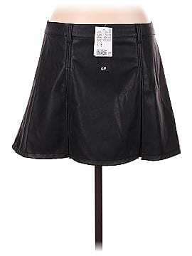 Divided by H&M Faux Leather Skirt (view 2)