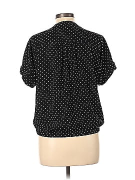 New York & Company Short Sleeve Blouse (view 2)