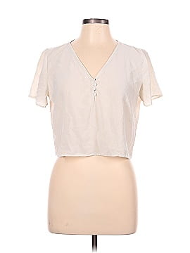 Amour Vert Short Sleeve Silk Top (view 1)