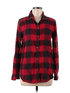 American Eagle Outfitters Long Sleeve Button-Down Shirt (view 1)