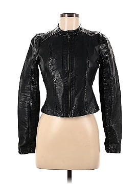 Charlotte Russe Faux Leather Jacket (view 1)