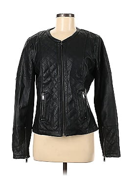 Harve Benard Faux Leather Jacket (view 1)