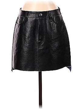 FRAME Leather Skirt (view 1)