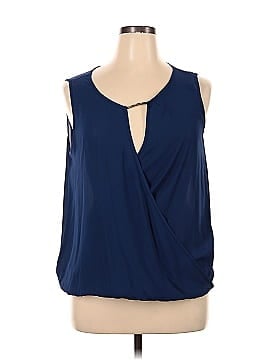 Cover Stitched Sleeveless Blouse (view 1)