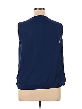 Cover Stitched Sleeveless Blouse (view 2)