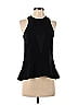 Trina Turk 100% Polyester Black Sleeveless Blouse Size P (petite) - photo 1