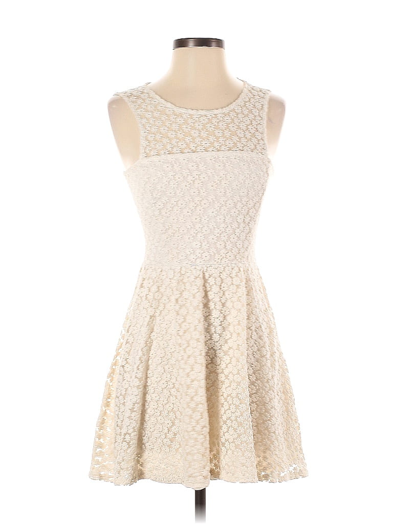 Pre-owned Ella Moss Cocktail Dress In White
