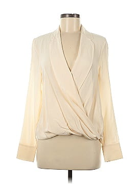 H&M Long Sleeve Silk Top (view 1)