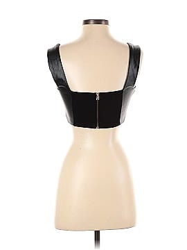 Zara Collection Faux Leather Top (view 2)