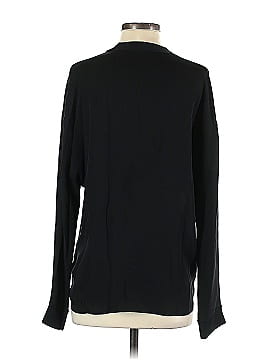 Vince. Long Sleeve Silk Top (view 2)